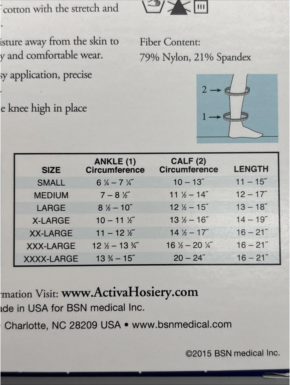 Set 2 (black & Ivory) Activa Soft Fit Knee High Closed Toe 20-30mmHg, Large NEW